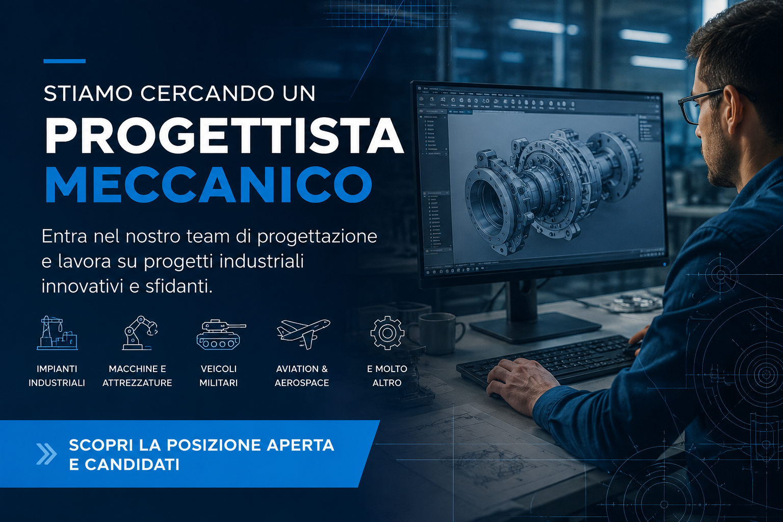 RICERCA PROGETTISTA MECCANICO